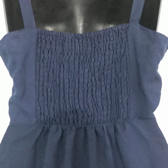 LUCKY BRAND | NWT Blue Button Down Linen Dress - Picture 4 of 6
